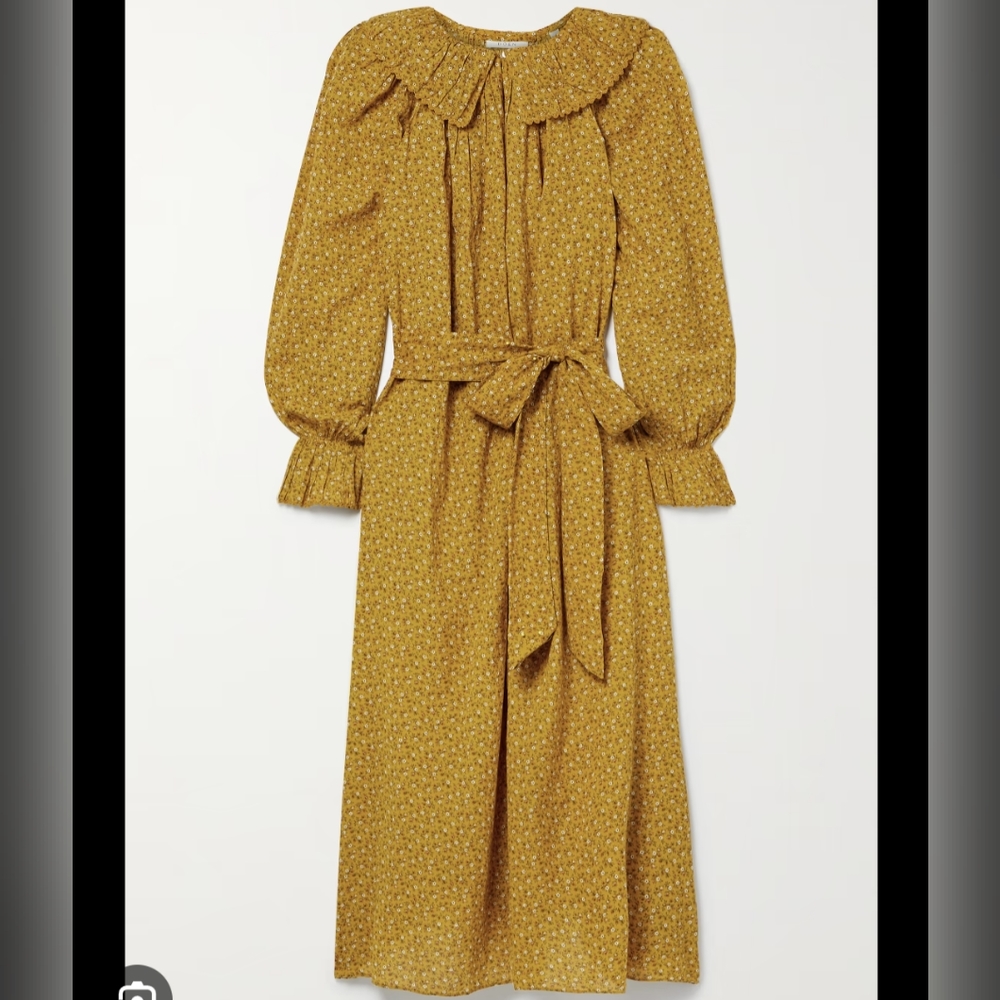 Doen Rory dress in yellow floral